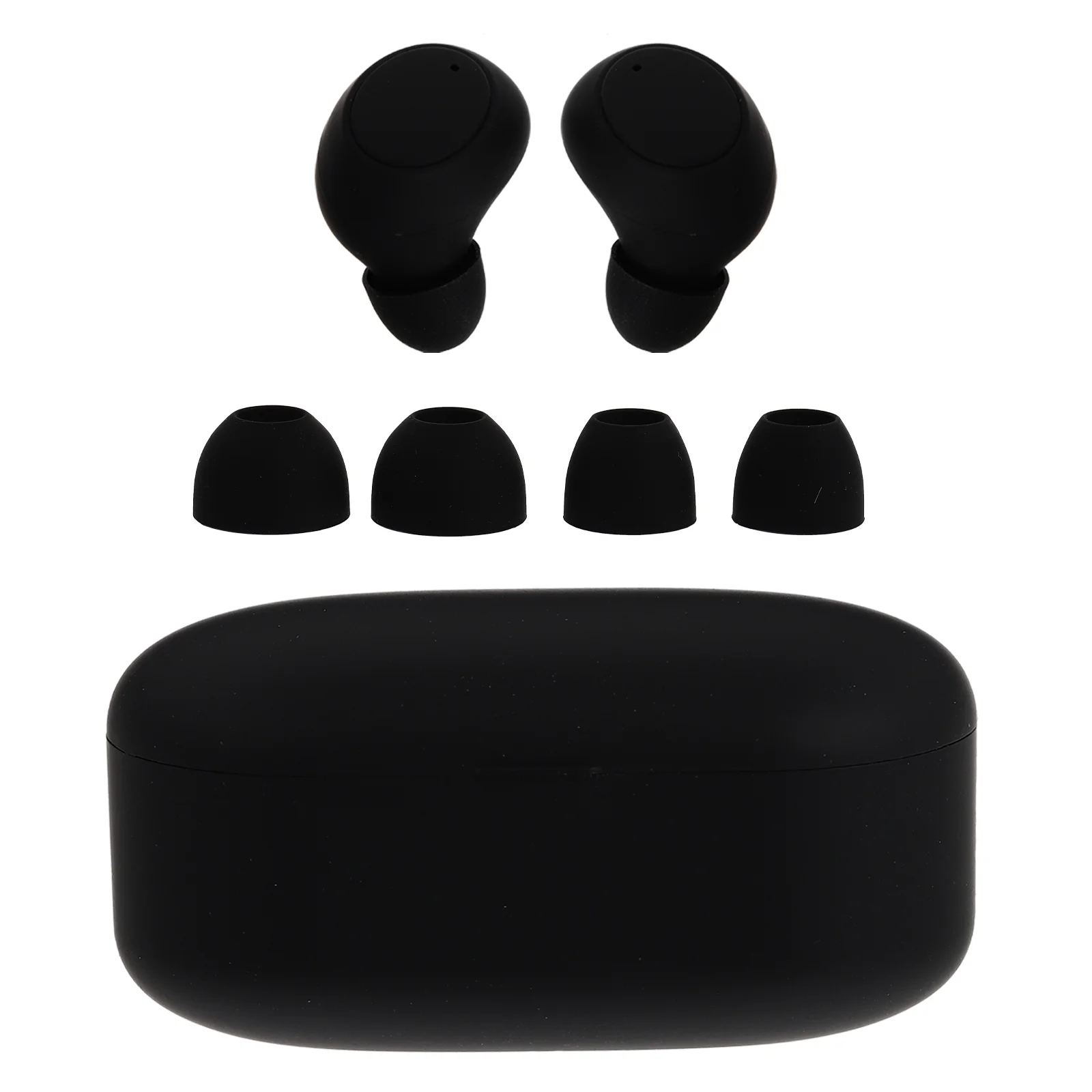

Wireless Running Earphones Mini In-ear Headsets Professional Headphones (Black)
