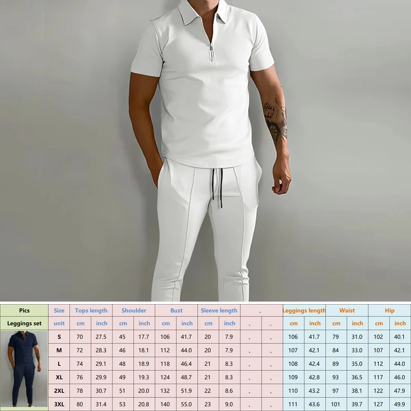 Spring 2 Piece Set Men Solid Men's Clothes Draped Short Long Sleeve Tops Long Pants Loose Tracksuit Casual Draping Suits 4Xl