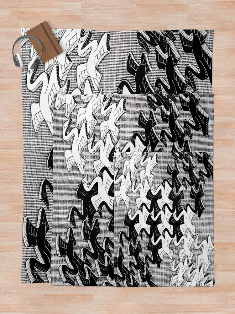 Maurits Cornelis Escher произведение искусства artstyle M.C.Escher пледы одеяла люксового бренда