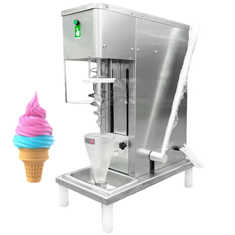 Yogurt Fruit Blender Commercial Freezing Automatic Stainless Steel Cup Swirl Drill  Ice Cream Mixer 110V/220V