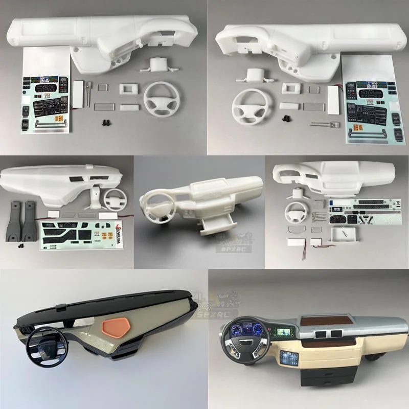 Радиоуправляемая кабина для Tamiya SCANIA R620 VOLVO FH16 ACTROS BENZ MAN TGS TGX LESU