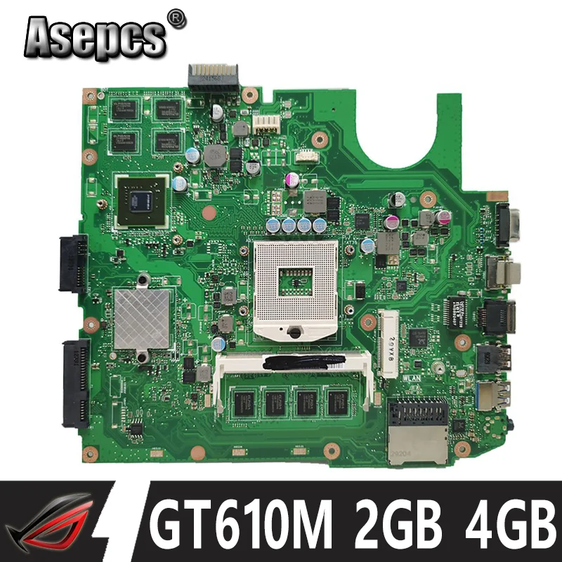 X45VD Laptop Motherboard for ASUS X45VD X45V Original Motherboard Mainboard W/ 2GB 4GB RAM HM76 HM70 GT610M GPU