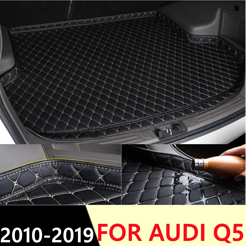 

Car Trunk Mat For AUDI Q5 2010 11-2019 All Weather XPE High Side Rear Cargo Cover Carpet Liner Tail AUTO Parts Boot Luggage Pad