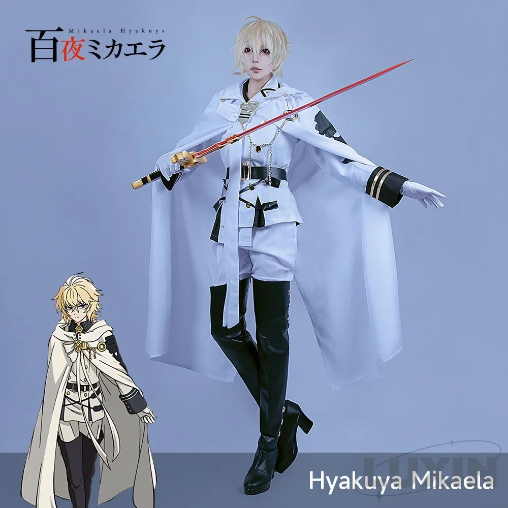 

Hyakuya Mikaela Cosplay Seraph of The End Cosplay Japanese Anime Owari No Seraph Mikaela Hyakuya Cosplay Costume Wig Full Set