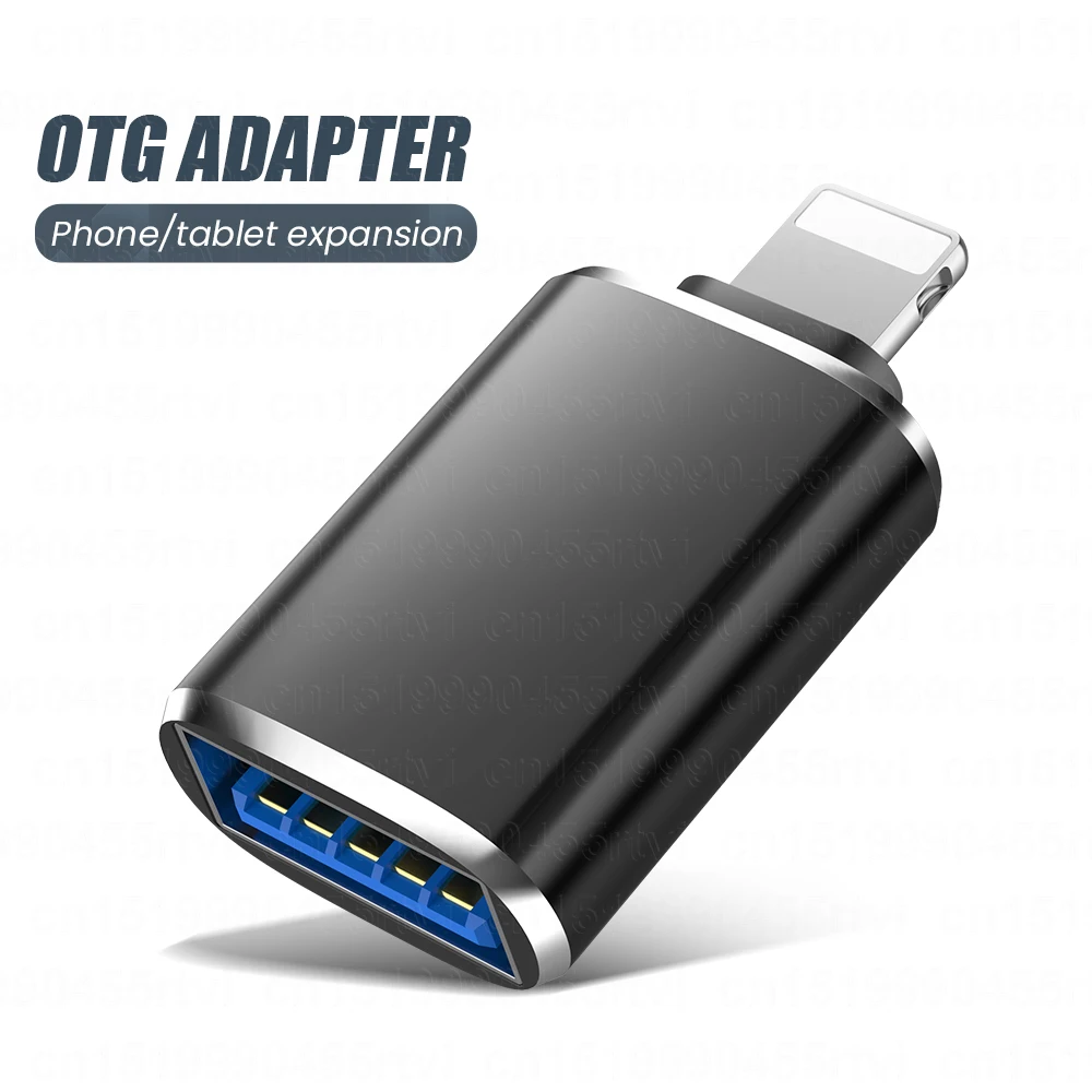 Адаптер USB 3 0 для lighting OTG iPhone 13 12 11 Pro XS max XR iPad Tablet USB3.0 iOS адаптер зарядки |