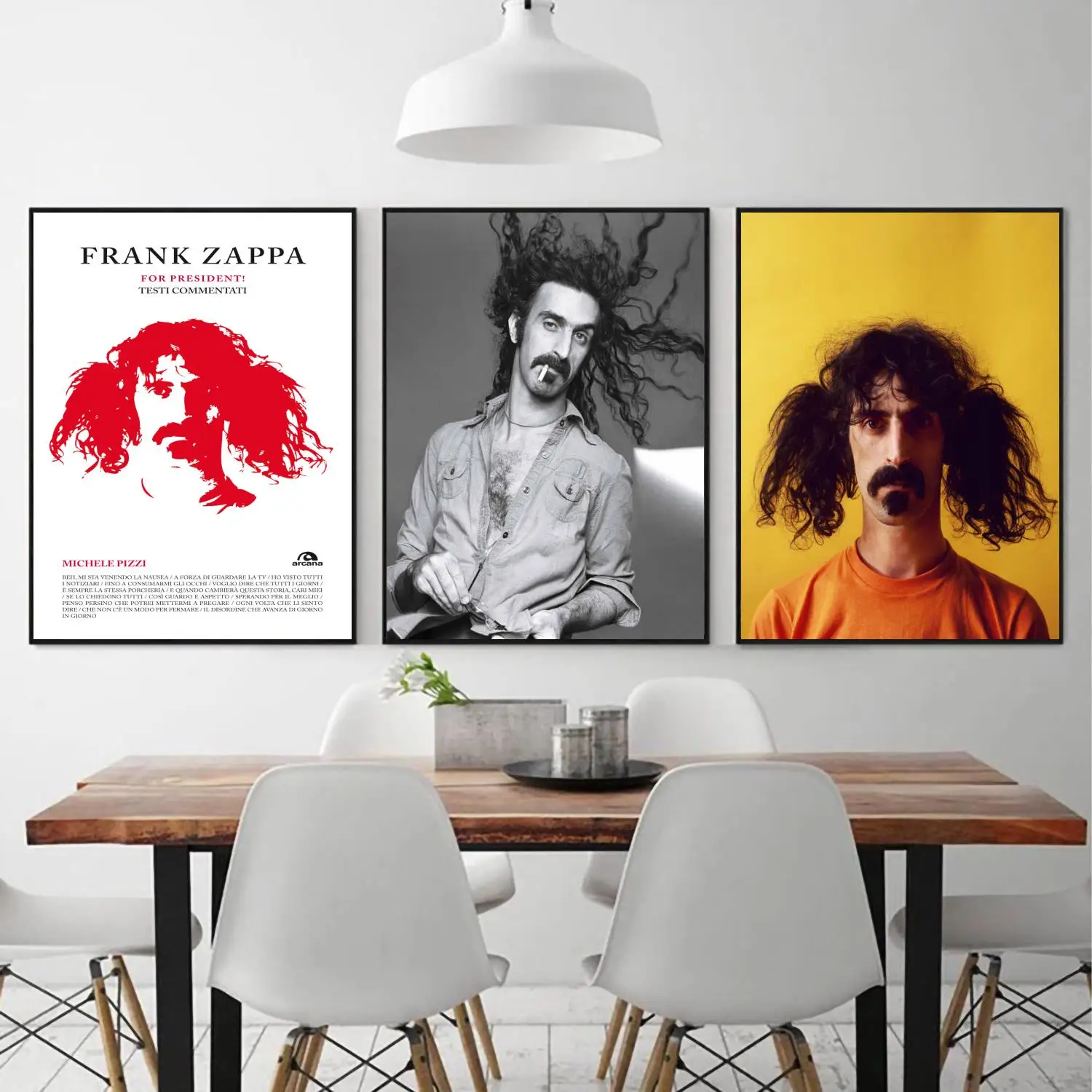 

frank zappa poster 24x36 Wall Art Canvas Posters Decoration Art Poster Personalized Gift Modern Family bedroom Painting