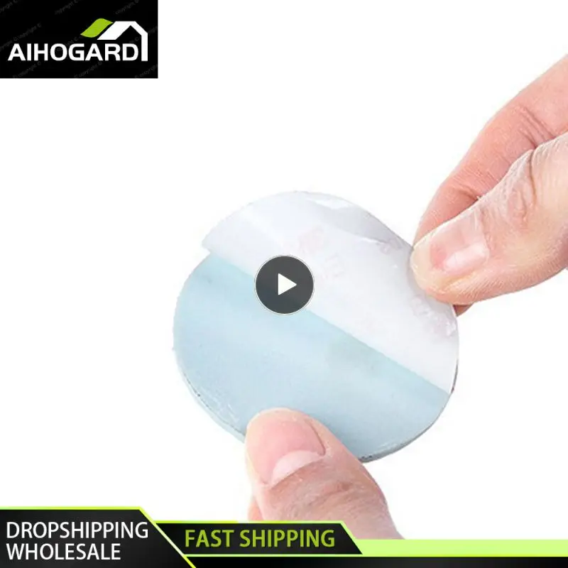 

1-40 шт., круглая резиновая Противоударная подушка для ручки двери