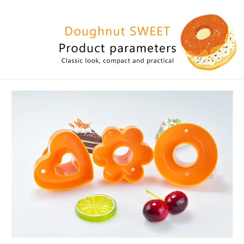 

Desserts Bread Patisserie Bakery Baking Tools Cookie Cake Donut Mold Hollow Cake Bread Press Mold Donut Mold Love Heart Plum