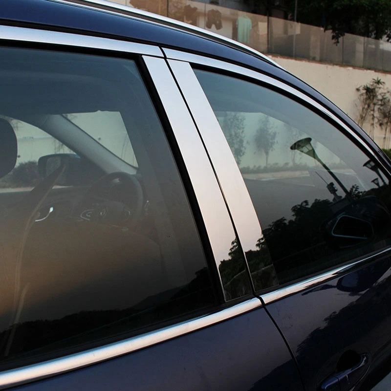 6 шт. декоративные наклейки на окна B-Pillar оконная рамка Центральная стойка Обложка