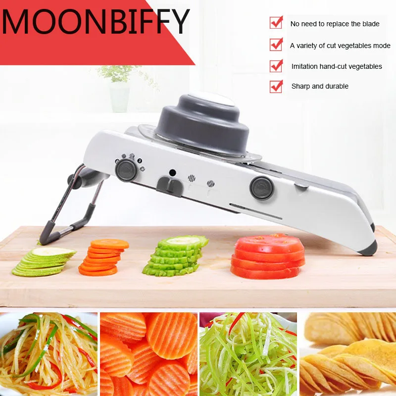 

Vegetable Fruit Cutter Slicer Manual Mandoline Grater Peeler Stainless Steel For Kitchen Convenience Supplies Accessories Tools