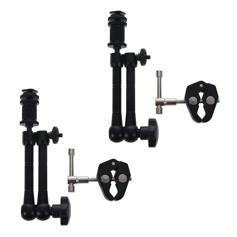 

2X Super Clamp + 11 Inch Magic Arm Articule Supplemental Aluminum 11-Inch Magic Arm Articulates