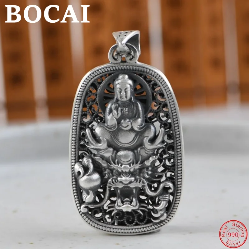 

Кулон из серебра 100% пробы в ретро-стиле, с вырезами