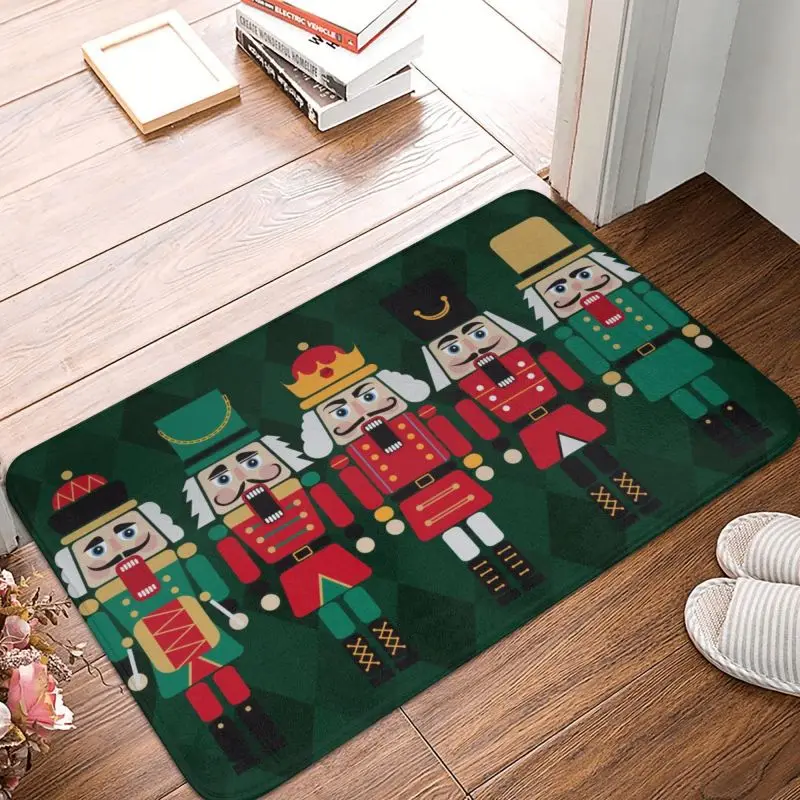 Пользовательские Щелкунчики Передняя дверь Напольный входной коврик Открытый