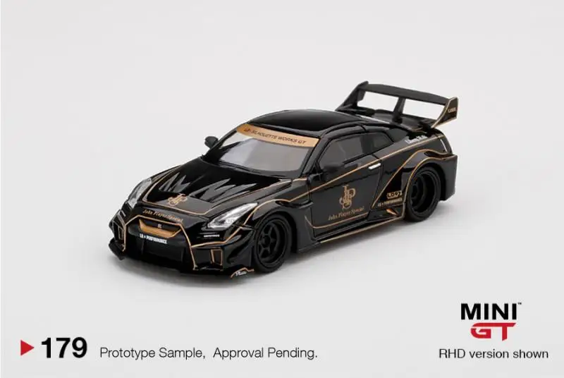

Модель спортивного автомобиля Mini GT 1:64, модель R35 GT-R RR для Nissan JPS