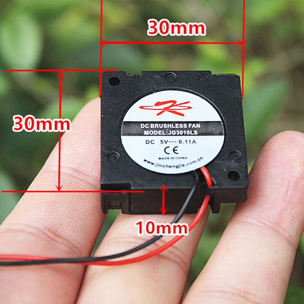 

NEW DC 5V Micro 3010 Fan Silent Micro-turbine Fan JG3010LS 3CM Mini Brushless Micro Fan Square 30mm Turbo Cooling Fan 30*30*10mm