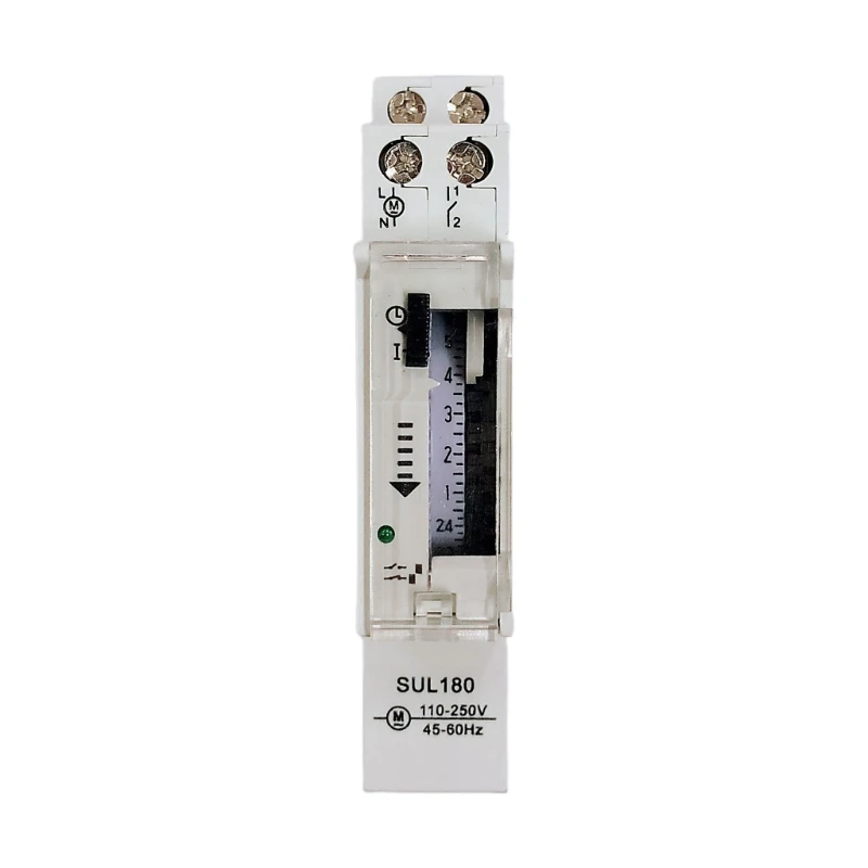 

110-250V Mechanical Timer 24 Hour Programmable Din Rail Relay 15 Minutes Interval Timer Switches Gauges Instruments Dropship