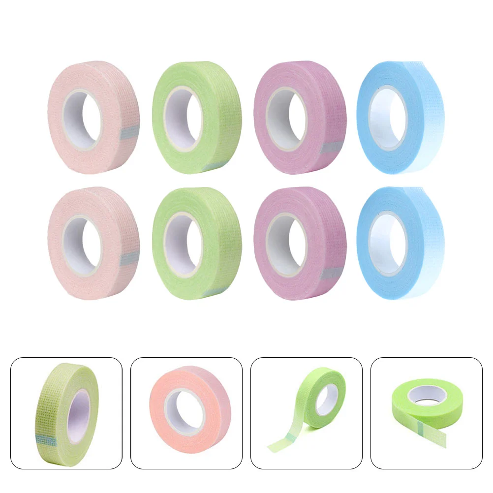 12 рулонов изоляционной ленты для ресниц тканевая линия наращивания прививки