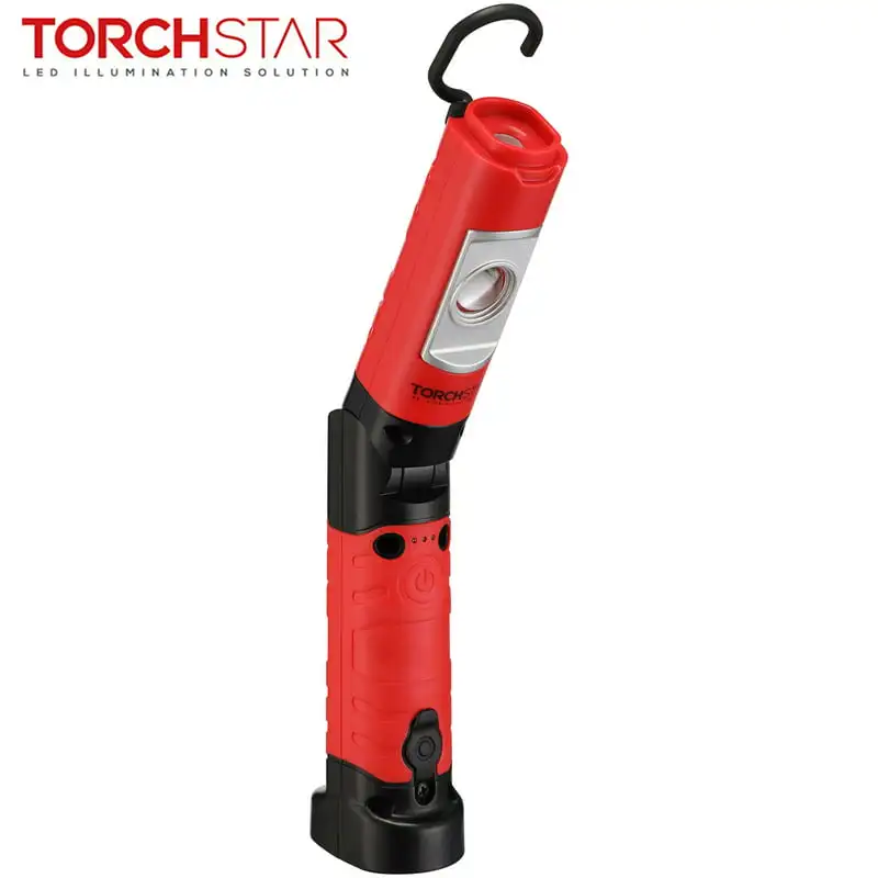 

& Rechargeable LED Torch Flashlight for Car Repairing, Workshop, Garage, Camping, Mountaineering, Emergency Lighting, Multi-use