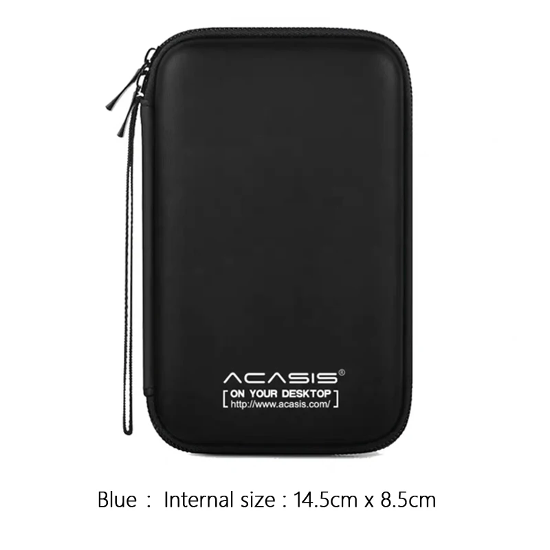 Acasis''2.5-дюймовый внешний жесткий диск HDD с сумкой для мини-жесткого диска. Компенсация за фрахт: 0,01 долларов США