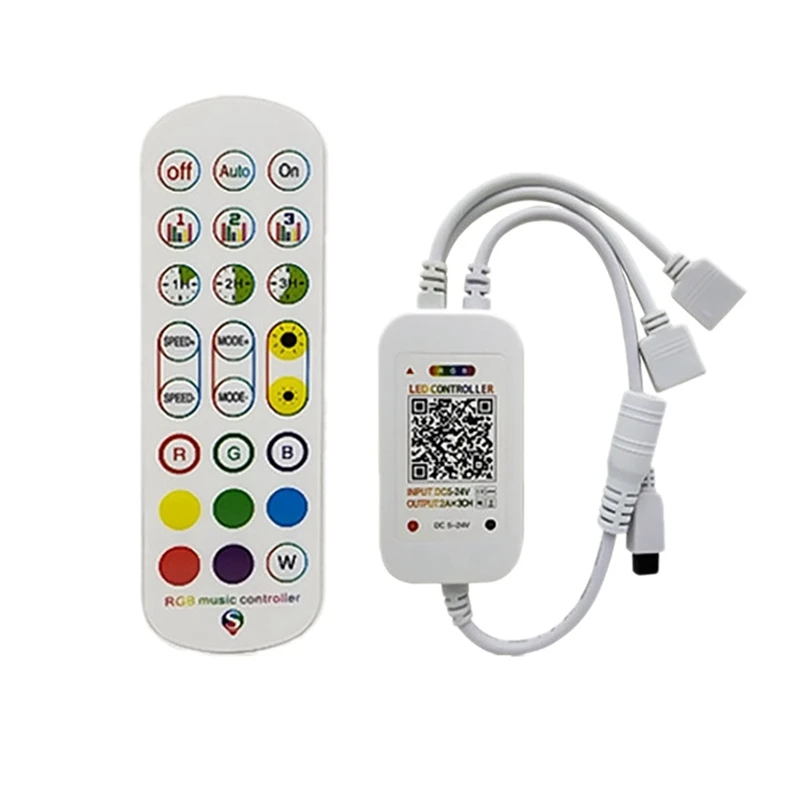 

Led Light Strips With Bluetooth Remote Color Changing RGB APP Control Waterproof For Bedroom Decor