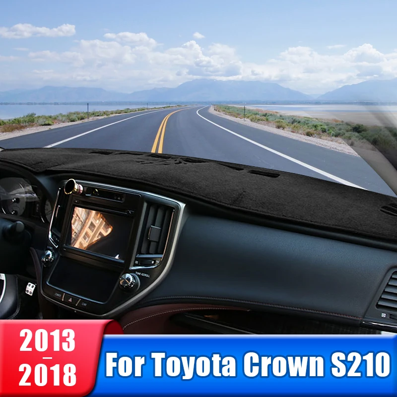 

Car Dashboard Cover For Toyota Crown S210 2013 2014 2015 2016 2017 2018 Instrument Desk Sun Shade Mat Non-slip Pad Accessories
