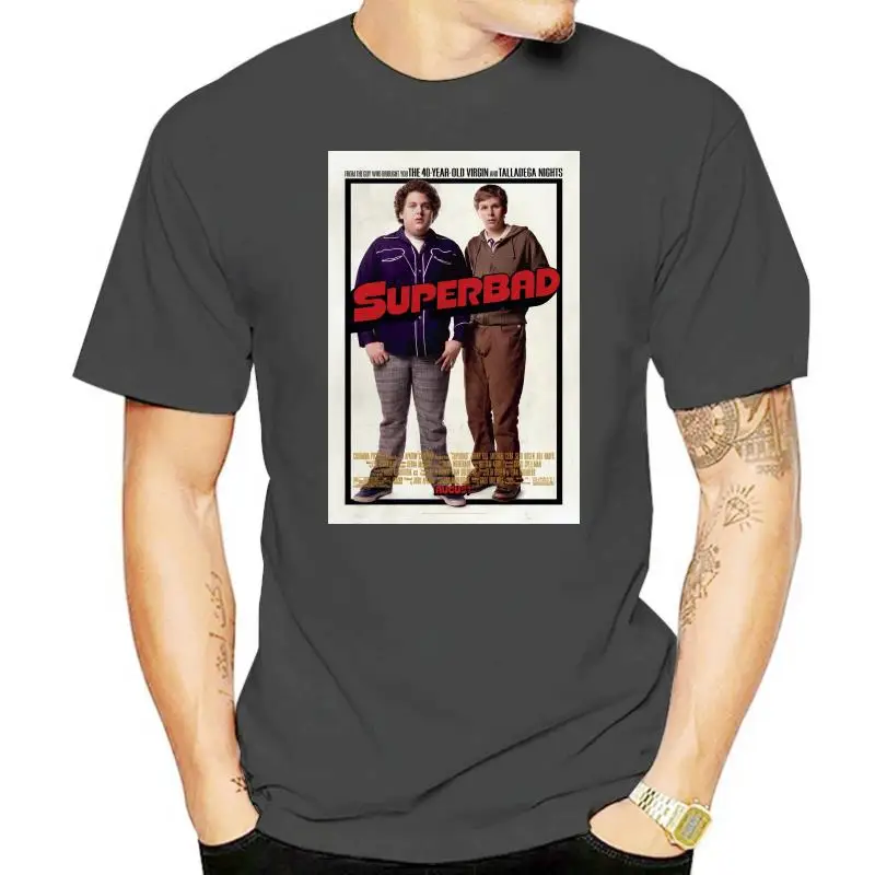 

New Superbad Comedy Classic Movie Poster Men'S T-Shirt Size S-2Xl Birthday Gift Tee Shirt