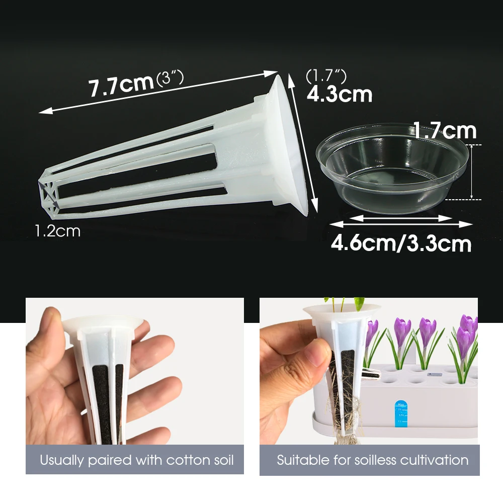 Пластиковая Корзина Для Гидропонной Посадки Аэробный Садовый Контейнер