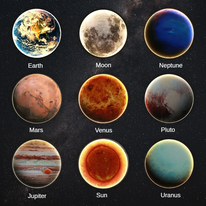 Планетарная лампа с дистанционным регулированием яркости настенный светильник