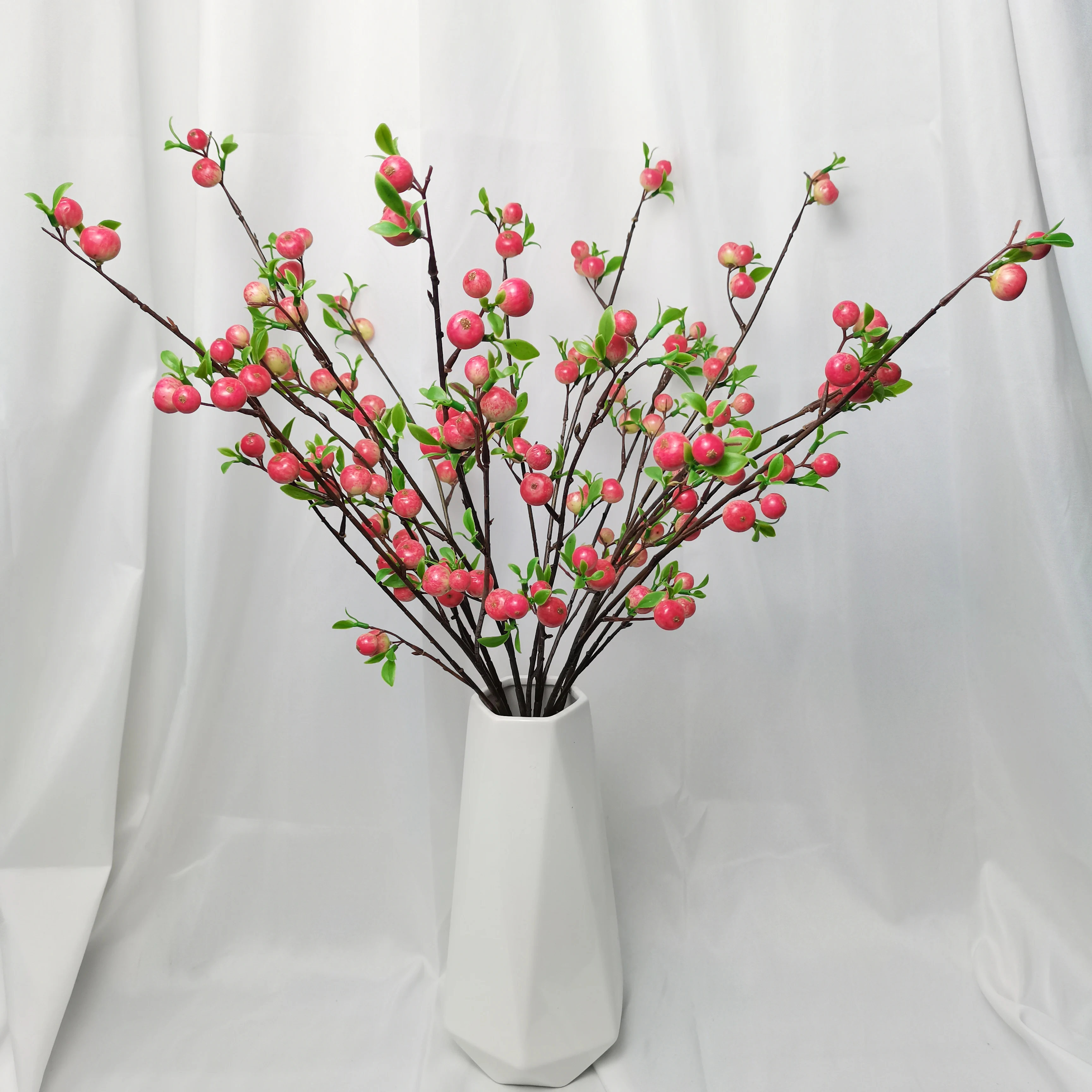 

Имитация небольших яблок, традиционный китайский цветочный новогодний декоративный фрукт, искусственные маленькие ягоды для