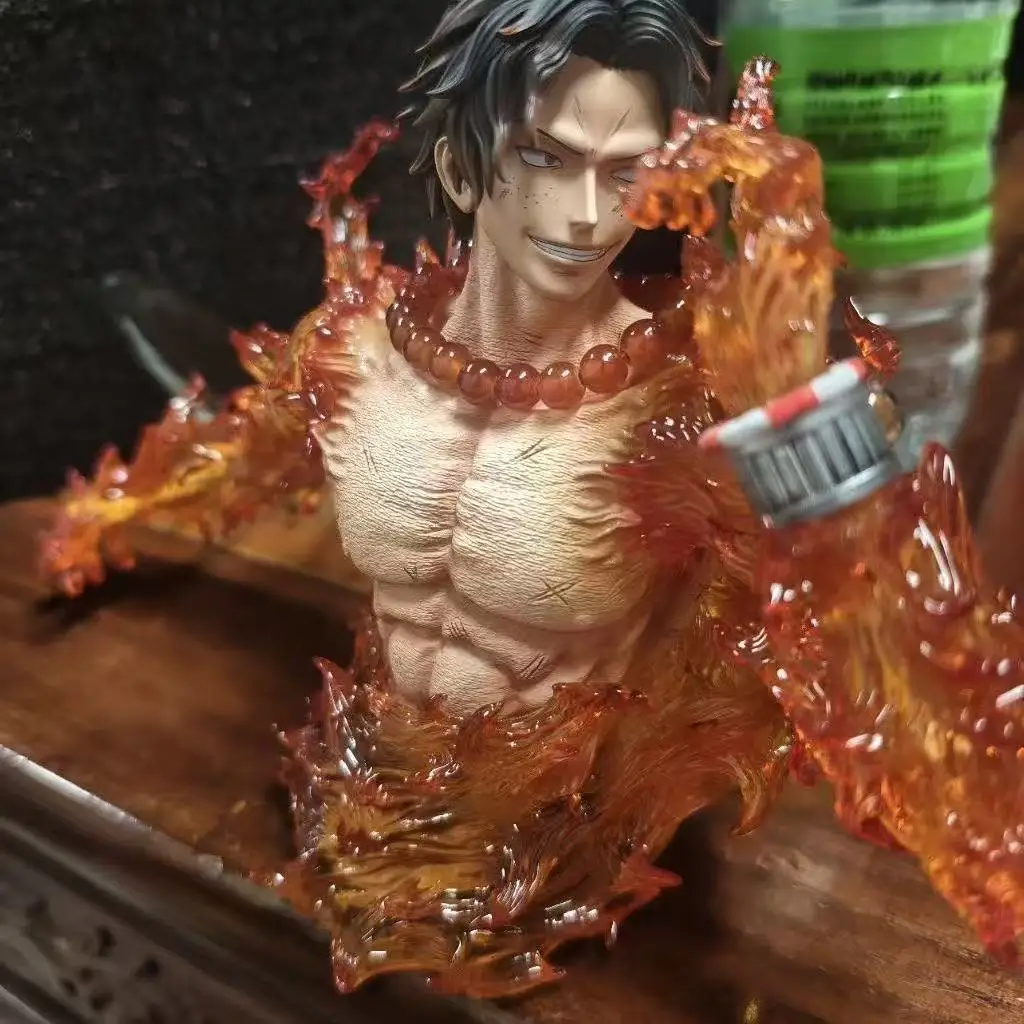 Фигурка аниме-персонажа Портгас Д. Эйс из One Piece, 13 см5,12 дюйма, со светодиодной подсветкой, коллекционная модель из ПВХ, игрушка, подарок (art.: 3920da4cef71b) - 3920da4cef71b
