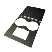 fashionable carbon fiber car central control panel protective patch decorative sticker for tesla model 3 model y