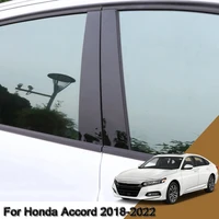 car styling pvc car window pillar trim sticker middle bc column sticker automobile accessories fit for honda accord 2018 2022
