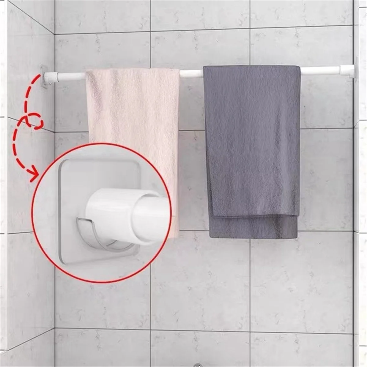 Держатель для стойки без гвоздей держатели душа крепления прочные домашние