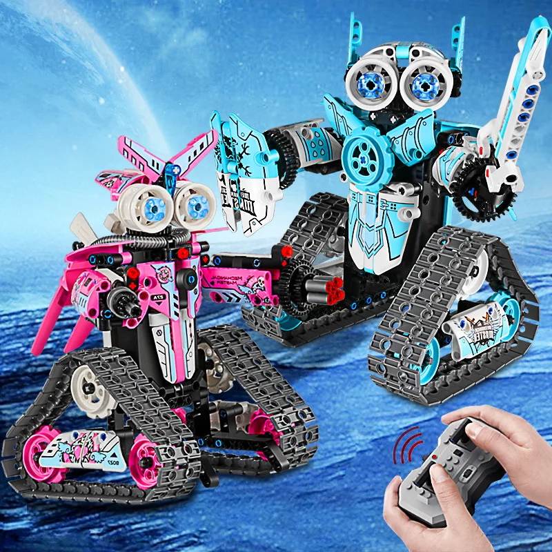 

Smart Intelligent RC Robot 2.4G Wireless Remote Control Programming Robot Model Electric Bricks Boy Toys For Boys Girls