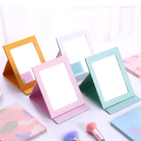 cartoon makeup mirrors brand new high quality folding mirror portable mini pocket size mirrors makeup light mirror