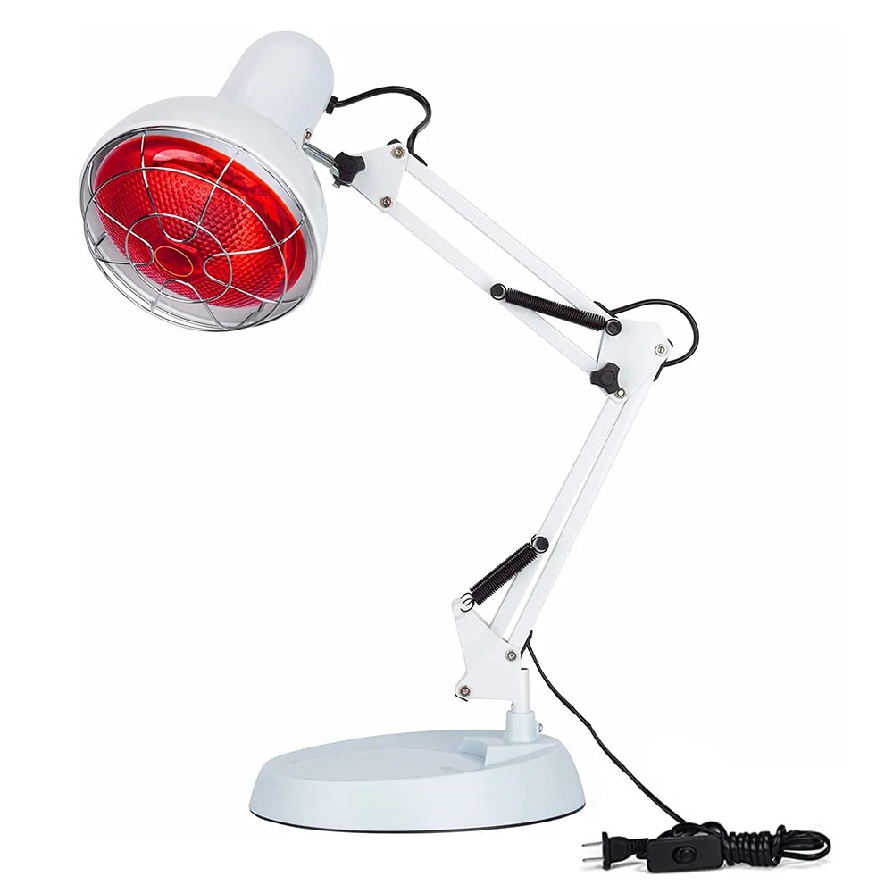 

100W Near Infrared Light Therapy ,Red Near Infrared Heat Lamp For Neck, Muscle, Joint, Back Pain Relief, Blood Circulation