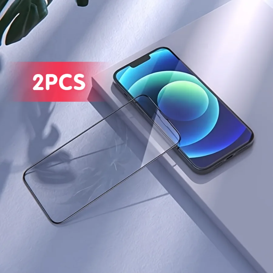 

2PCS 9H Tempered Glass Screen Protector For iPhone 14 13 15 12 11 Pro Max X XS XR MAX 8 7 Plus