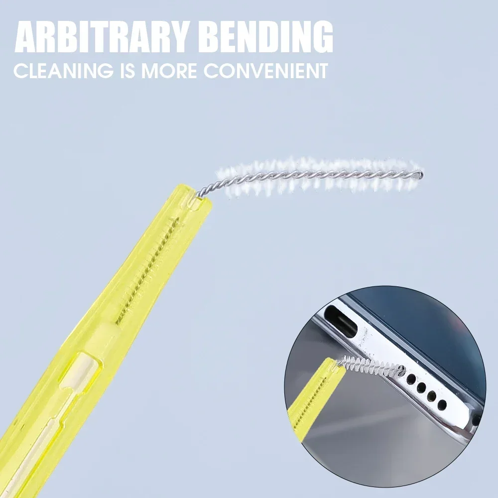 Двусторонняя регулируемая щетка для чистки динамиков мобильного телефона 2 в 1