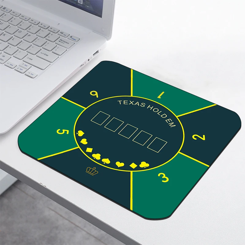 

Маленький коврик для мыши с рисунком покера, геймерский коврик для клавиатуры, игровой Настольный коврик, защитный Мини-коврик для мыши, акс...