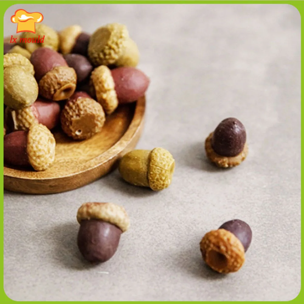

New Chocolate Aromatherapy Candles Spreading Gypsum Jello Candy Special Silicone Mould - Oak Fruit