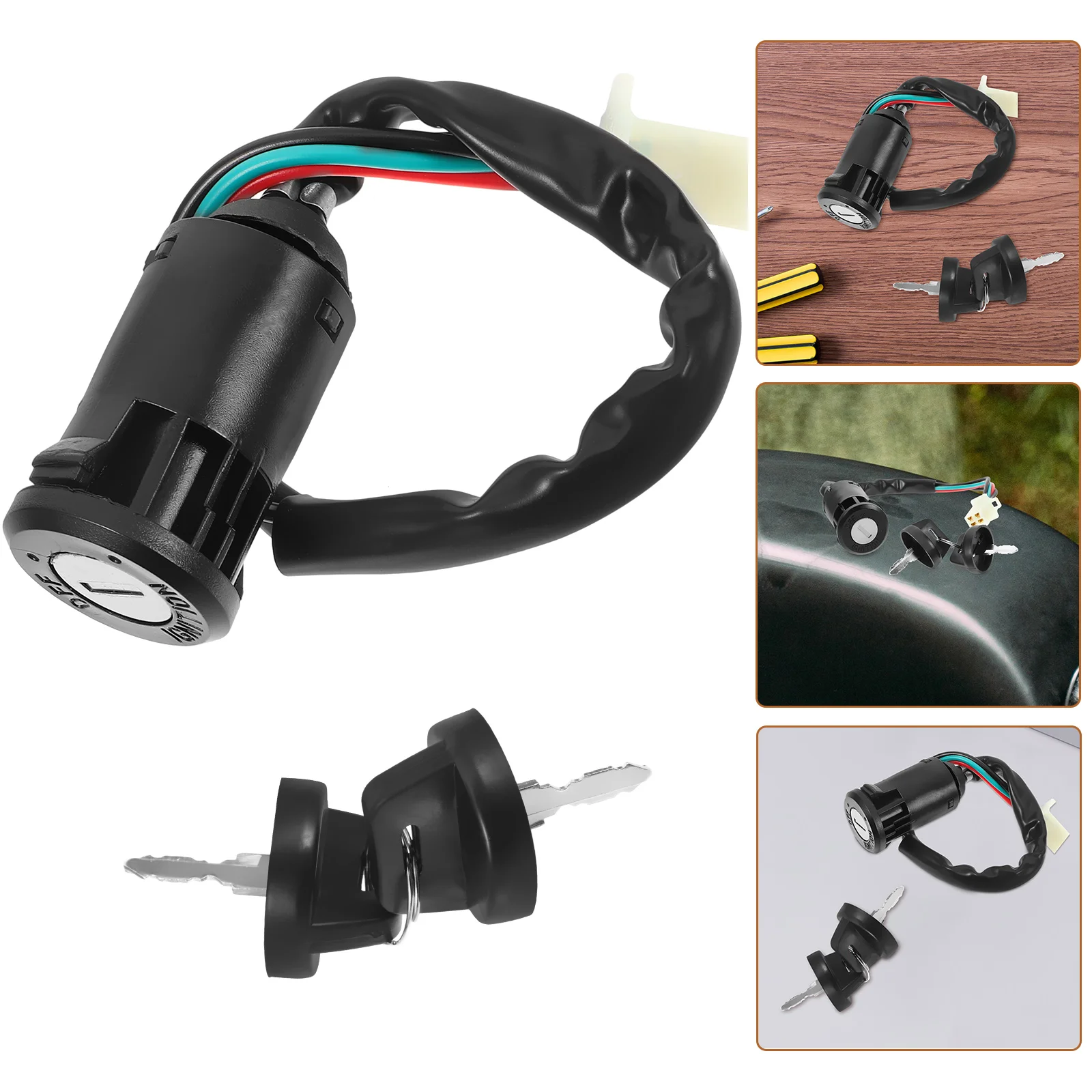 

1 Set Motorcycle Ignition Switch Motorbike ATV Replacement Start Switch