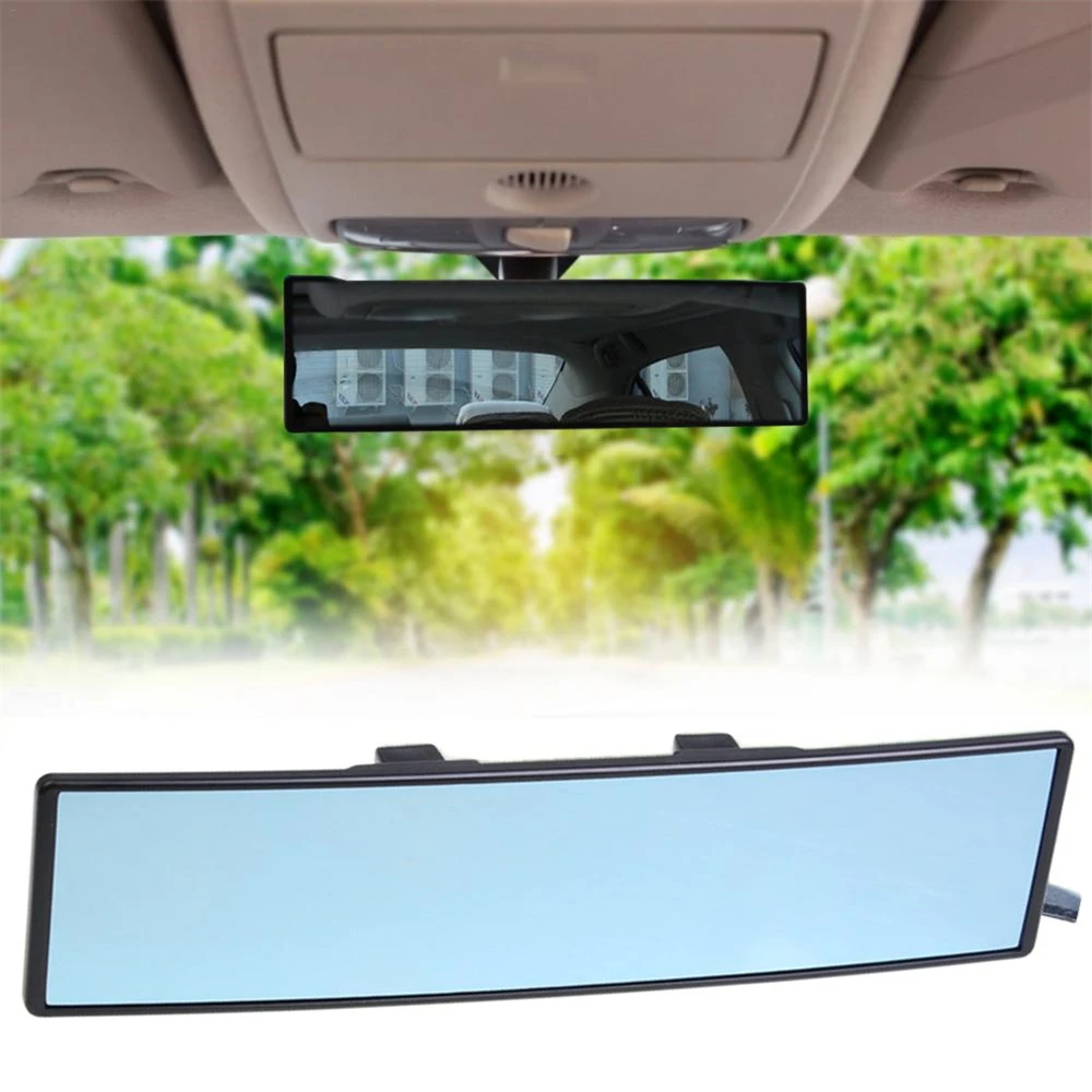 

Car Rear View Mirror Titanium coating Auto Agas coating Anti-glare Wide Angle Blue Glass Panoramic Interior Rearview Mirror