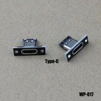 1pcs with fixed plate type c vertical double sided positive and negative plug usb3 1 female test board pcb board female wp 017