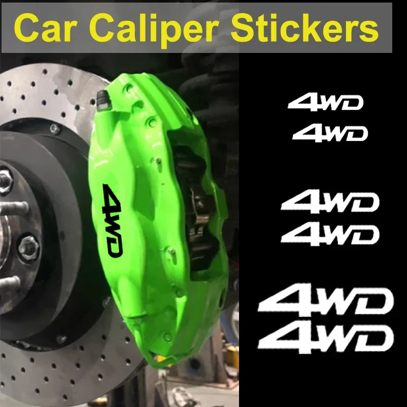6 шт. наклейка на автомобильный тормозной суппорт термостойкие декоративные