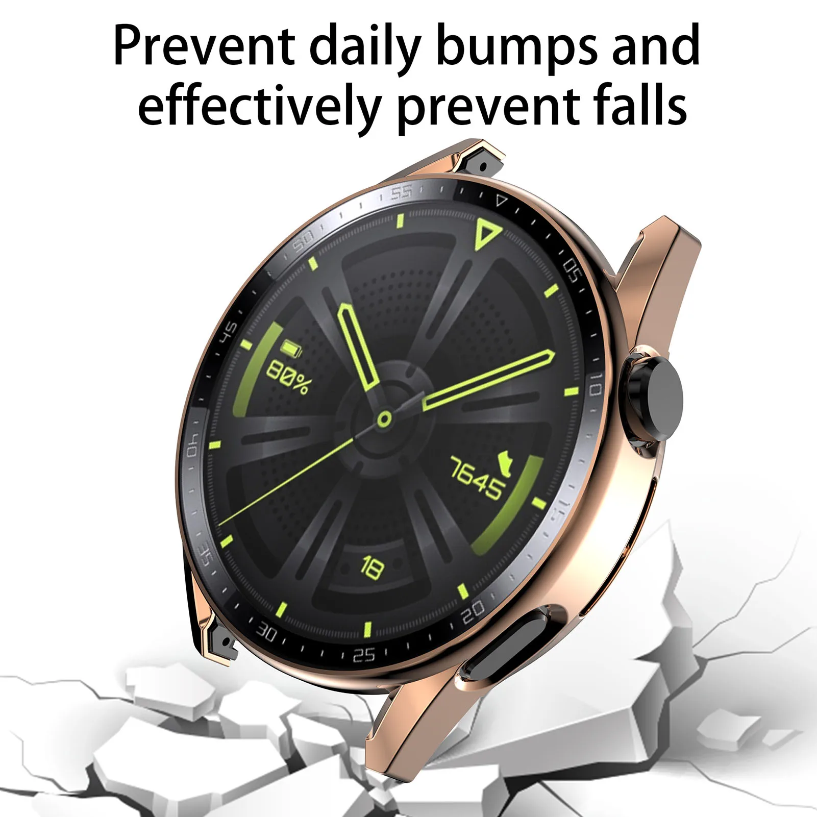 

Защитная крышка экрана для умных часов Huawei Watch GT 3 46 мм, мягкий полипропиленовый изогнутый защитный аксессуар для умных часов, тонкий мягкий ...