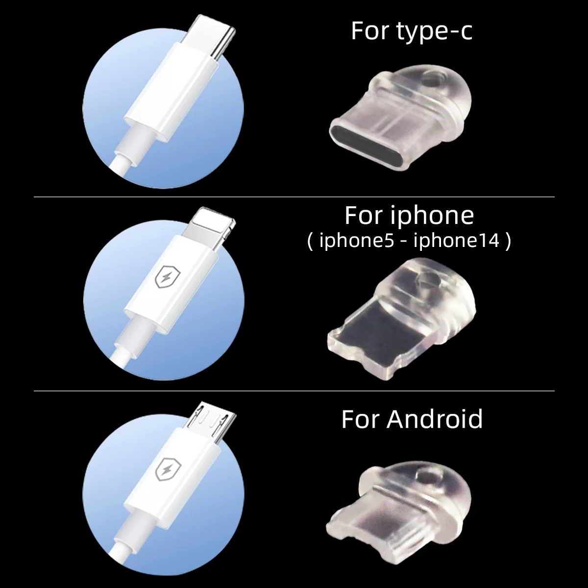 Chiikawa 3D полимерная пылезащитная заглушка для телефона iPhone Samsung Xiaomi Huawei Type C Android