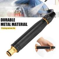 upgraded car wash water gun straight nozzle adjustable water gun garden watering flowers and vegetables spraying car wash pipe