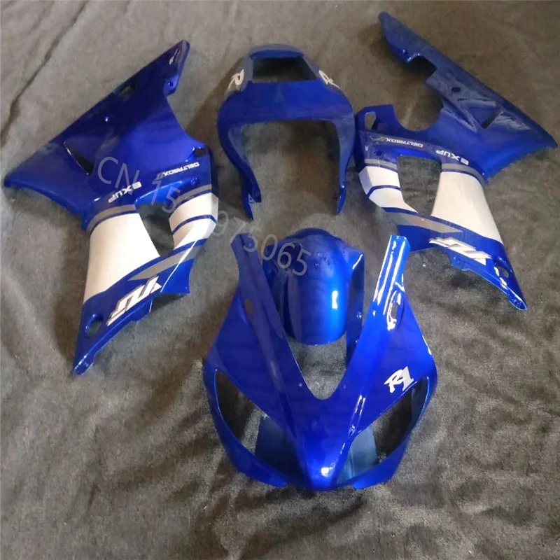 

Blue white Plastic Injection molding Fairing fit for YZFR1 98-99 YZF1000 1998 1999 YZF R1 98 99 YZF1000 1998 -1999 Fairing Kit