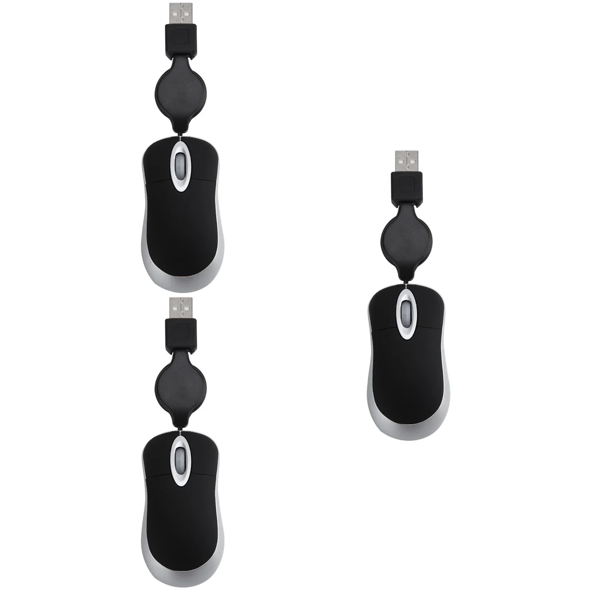 

Mouse Usb Wired Laptop Mice Gaming Computer Comfortable Corded Desktop Working Plug Mini Mute Luminous Portable Silent