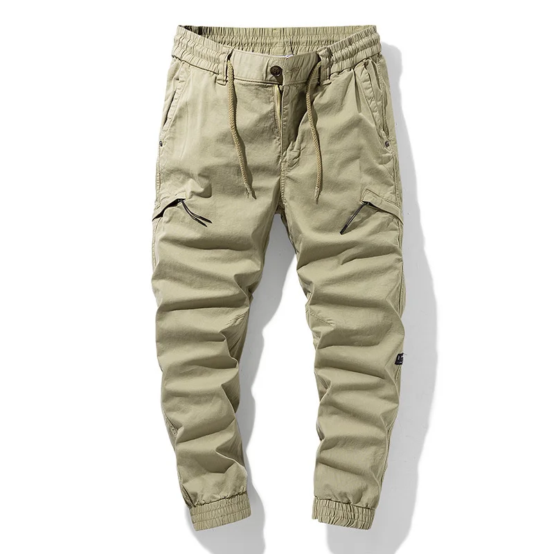 Men 2023 Cotton Cargo Pants Men Joggers Military Casual Tactical Pants Male Hip Hop Army Trousers 29-38